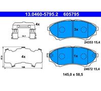 ATE Jeu de plaquettes de frein 13.0460-5795.2 avant pour Ford, Mazda