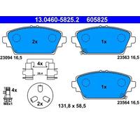 Plaquettes de frein 13.0460-5825.2 ATE pour HONDA MG NISSAN