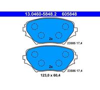 Plaquettes de frein 13.0460-5848.2 ATE pour TOYOTA RAV 4 II