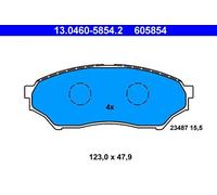Plaquettes de frein 13.0460-5854.2 ATE pour MITSUBISHI PAJERO PININ I