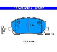 ATE 13.0460-5882.2 Plaquettes de frein