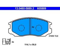 ATE Kit de plaquettes de frein 13.0460-5889.2 – frein à disque – 1x
