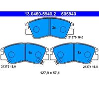 Plaquettes de frein 13.0460-5940.2 ATE pour MITSUBISHI PAJERO I Canvas Top L200