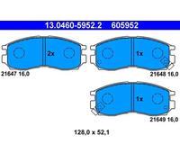 ATE Jeu de plaquettes de frein 13.0460-5952.2 avant