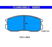 Plaquettes de frein 13.0460-5953.2 ATE pour MITSUBISHI PROTON