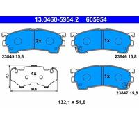 ATE Jeu de plaquettes de frein 13.0460-5954.2 Avant pour MAZDA / FORD USA
