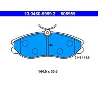 ATE Jeu de plaquettes de frein 13.0460-5959.2 – avant