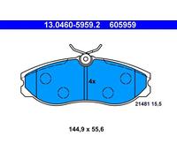 ATE Jeu de plaquettes de frein 13.0460-5959.2 – avant