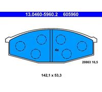 Plaquettes de frein 13.0460-5960.2 ATE pour NISSAN PATROL III/1 Station Wagon