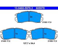Plaquettes de frein 13.0460-5978.2 ATE pour SUBARU IMPREZA Coupé IMPREZA Break