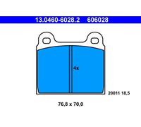 ATE Jeu de plaquettes de frein 13.0460-6028.2 avant pour VW T2/T3 (70-92)