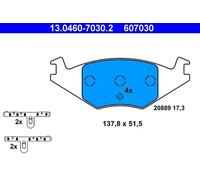 Plaquettes de frein 13.0460-7030.2 ATE pour VW SEAT