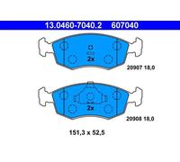Plaquettes de frein 13.0460-7040.2 ATE pour FORD ESCORT IV SIERRA II SCORPIO I