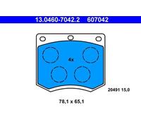 Plaquettes de frein 13.0460-7042.2 ATE pour FORD TAUNUS V GRANADA GRANADA II