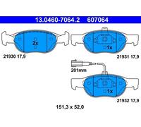 Plaquettes de frein 13.0460-7064.2 ATE pour LANCIA FIAT