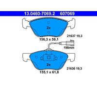 Plaquettes de frein 13.0460-7069.2 ATE pour ALFA ROMEO FIAT LANCIA