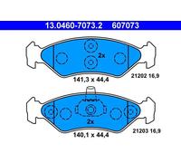 ATE Plaquettes de frein 13.0460-7073.2 - Kit pour Ford, Mazda