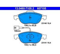 Plaquettes de frein 13.0460-7105.2 ATE pour LANCIA ALFA ROMEO