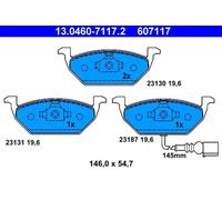 Plaquettes de frein 13.0460-7117.2 ATE pour SKODA AUDI SEAT VW