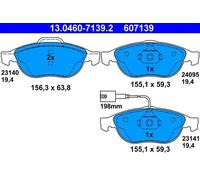 ATE Kit de plaquettes de frein 13.0460-7139.2 - Frein à disque pour Lancia Lybra 839AX