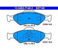 Plaquettes de frein 13.0460-7148.2 ATE pour FORD MAZDA