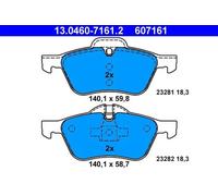 Jeu de plaquettes de frein ATE 13.0460-7161.2, avant