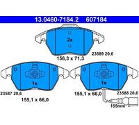 Plaquettes de frein 13.0460-7184.2 ATE pour SKODA VW AUDI SEAT