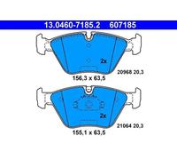 Plaquettes de frein 13.0460-7185.2 ATE pour BMW 3 Coupé 3 Décapotable Z4 Coupé 3