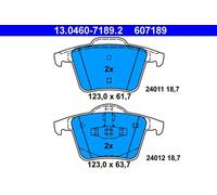 Jeu de plaquettes de frein ATE 13.0460-7189.2, arrière