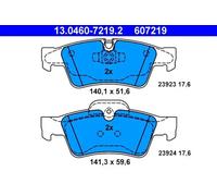 1x Kit de plaquettes de frein, frein à disque ATE 13.0460-7219.2