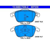 Plaquettes de frein 13.0460-7230.2 ATE pour PEUGEOT CITROËN DS