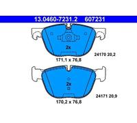 ATE Jeu de plaquettes de frein 13.0460-7231.2 Avant