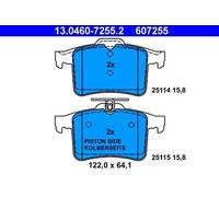 Plaquettes de frein 13.0460-7255.2 ATE pour JAGUAR XF I XK II Coupé XJ