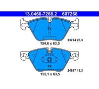 Jeu de plaquettes de frein ATE 13.0460-7268.2, avant