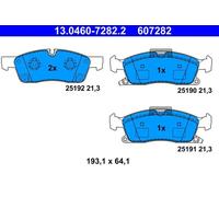 ATE Jeu de plaquettes de frein 13.0460-7282.2 – avant