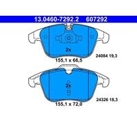 ATE Plaquettes de frein 13.0460-7292.2 pour JAGUAR XF I S-TYPE II XJ XK II Coupé