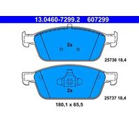 ATE Kit de plaquettes de frein, frein à disque pour FORD 13.0460-7299.2