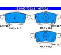 Plaquettes de frein 13.0460-7302.2 ATE pour FIAT 500L