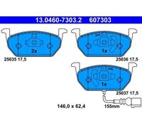 Plaquettes de frein 13.0460-7303.2 ATE pour SEAT SKODA VW AUDI
