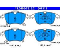 ATE Kit de plaquettes de frein pour frein à disque 13.0460-7313.2 1x