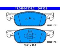 Plaquettes de frein 13.0460-7332.2 ATE pour DACIA RENAULT