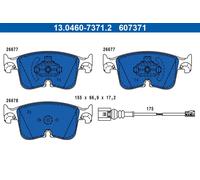 ATE Kit de plaquettes de frein 13.0460-7371.2 pour Audi, Cupra, Seat, Skoda, VW