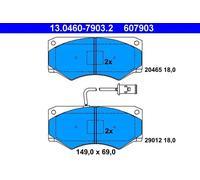 ATE 13.0460-7903.2 Plaquettes de frein