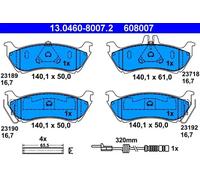 Plaquettes de frein 13.0460-8007.2 ATE pour MERCEDES-BENZ CLASSE M
