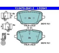 Plaquettes de frein 13.0470-2641.2 ATE pour MERCEDES-BENZ GLE