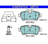 Plaquettes de frein 13.0470-2714.2 ATE pour MINI MINI Coupé MINI Roadster MINI