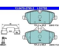 Plaquettes de frein 13.0470-2795.2 ATE pour MINI BMW