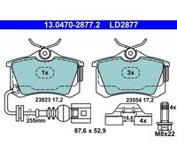 ATE Plaquettes de frein 13.0470-2877.2 pour SEAT et VW