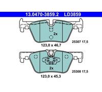 Plaquettes de frein 13.0470-3859.2 ATE pour BMW 1 3 Touring 3 Gran Turismo 3