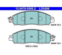 Plaquettes de frein 13.0470-5508.2 ATE pour NISSAN LEAF NV200 Fourgon